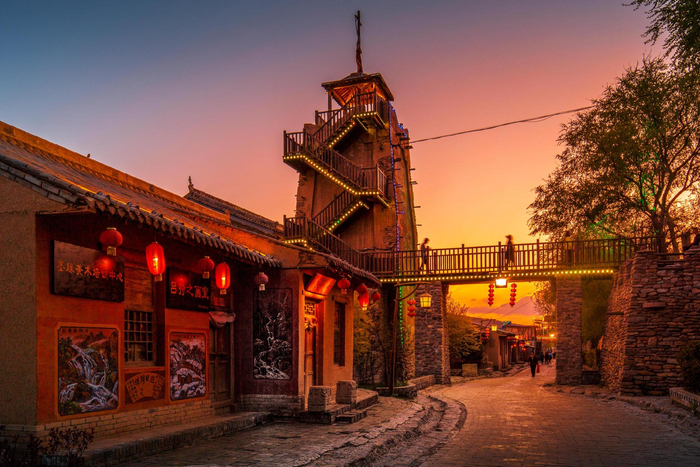 红崖村老巷子街景.隆德县委宣传部供图