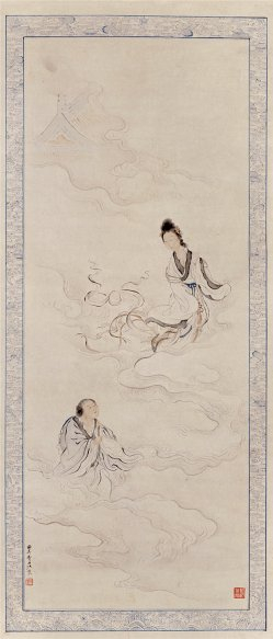 费丹旭《七夕图》 清代