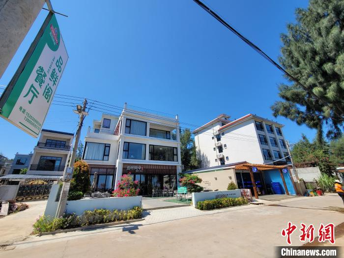 8月8日拍摄的海南省临高县东英镇和新村一民宿。中新网记者 王晓斌 摄