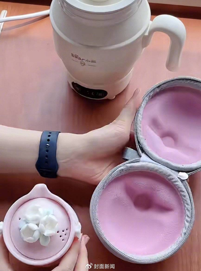 便携水壶和茶具 （视频截图）