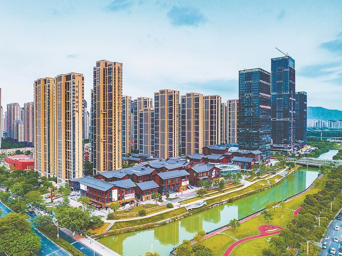 漳州市一新建楼盘（资料图片）