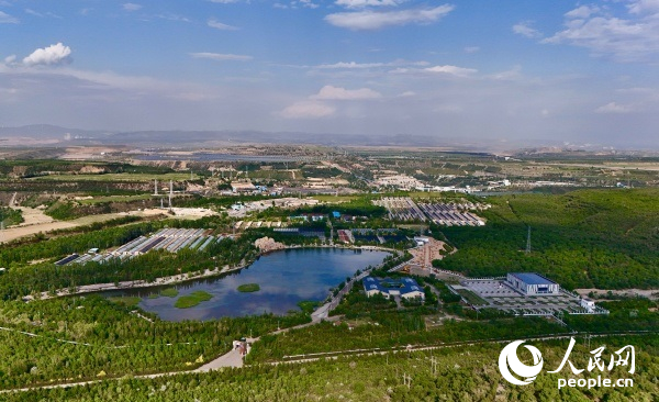山西中煤平朔安太堡露天煤矿复垦区。人民网记者 王帆摄