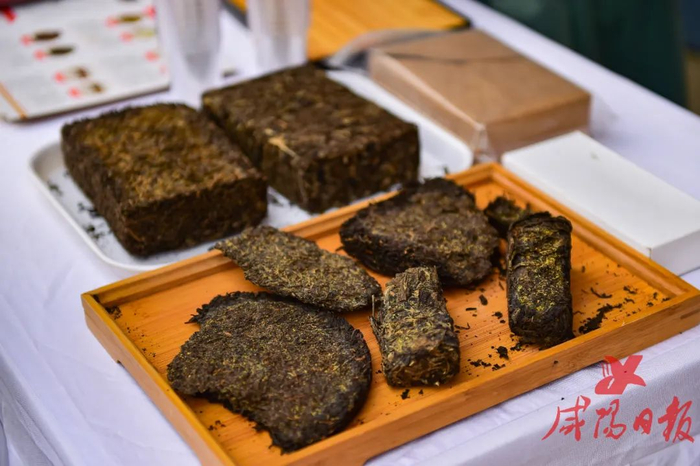 茯茶。咸阳日报全媒体记者 韩国章 摄 （资料图）