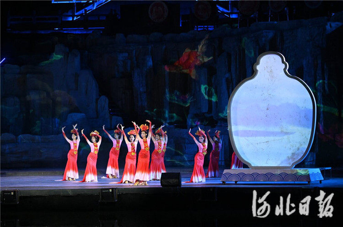 《大美衡水 湖韵千年》大型沉浸式实景演出现场。（资料片）河北日报记者焦磊摄