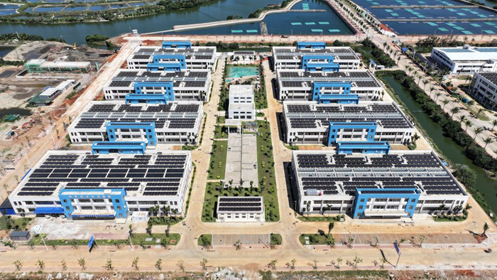 资料图：冯家湾现代化渔业产业园。记者 郑光平 摄