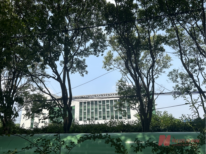 土地上的建筑物 图片来源：每经记者 程雅 摄