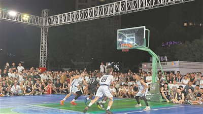 　　龙港市第二届LBA夏季联赛。龙港市篮球协会供图