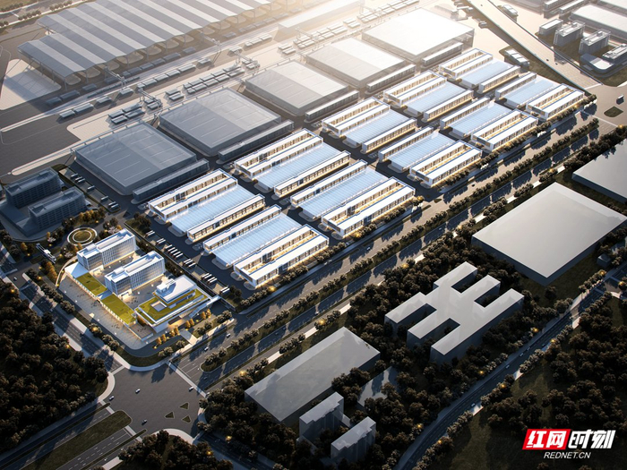 湖南一力物流规划图。