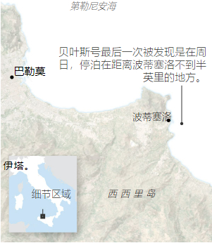 资料来源：MarineTraffic.com（船舶位置）；欧洲航天局（图像）