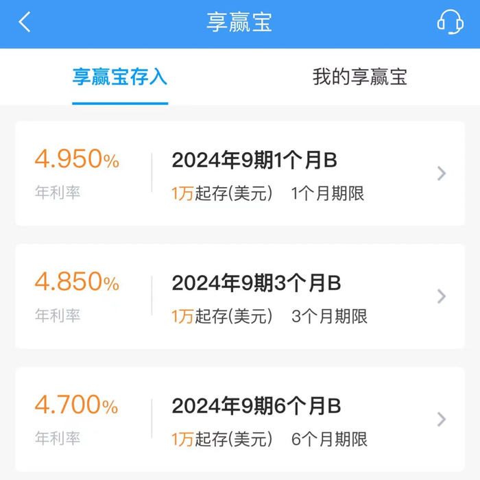来源：江苏银行手机App 