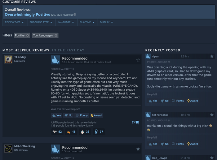 Steam 好评还是占绝大多数｜图片来源：Steam