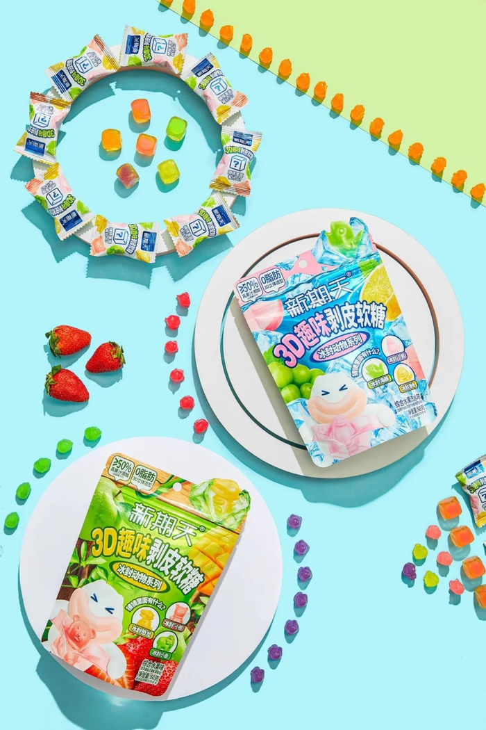 新期天3D趣味剥皮软糖