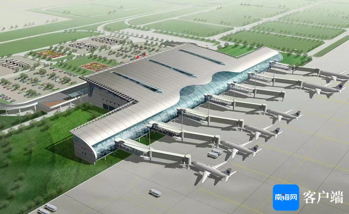 东方机场效果图。东方商务局供图