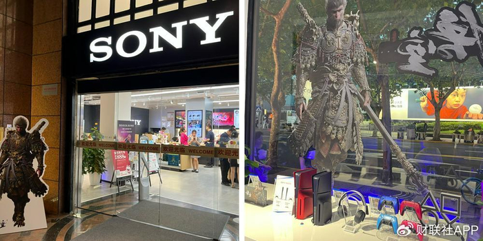（华东某索尼直营店 财联社记者摄）