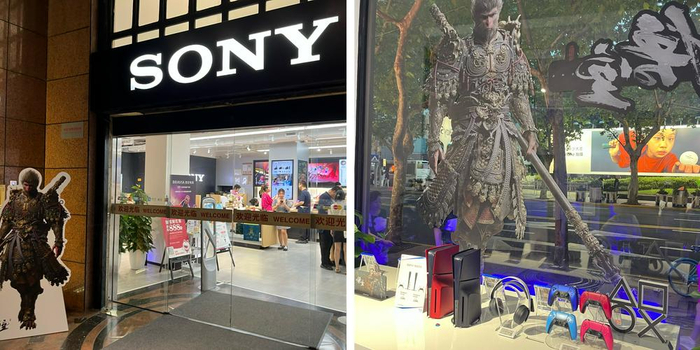 （华东某索尼直营店 财联社记者摄）