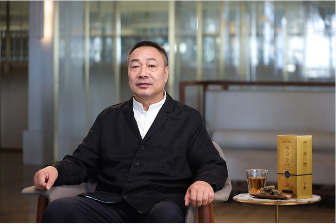 福建品品香茶业有限公司董事长林振传接受采访