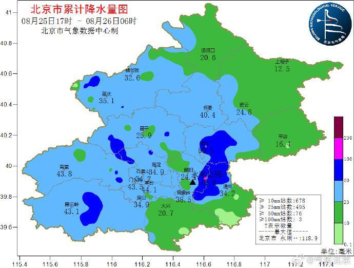 北京暴雨蓝色预警中！今天早晨至下午仍有降雨 