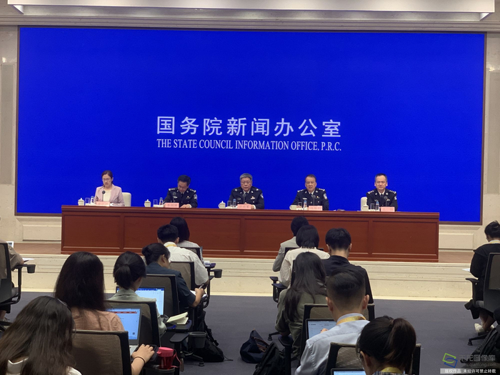 8月27日，国务院新闻办公室举行“推动高质量发展”系列主题新闻发布会。图为发布会现场。千龙网记者刘美君摄