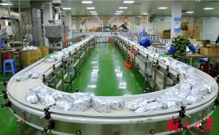 梧州中茶茶业有限公司自动化小包装生产线 来源：梧州中茶茶业有限公司（资料图）