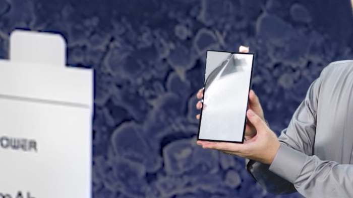 鹏辉第一代固态电池内部展示。图片来源：鹏辉能源公众号