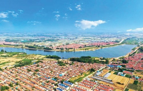 　　图为山东省日照市莒县刘官庄镇。