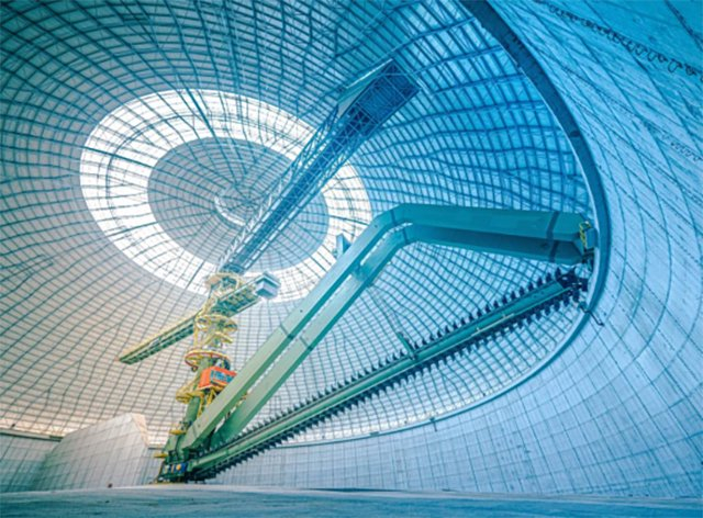 唐钢新区智能“无人化”料场。河钢集团供图