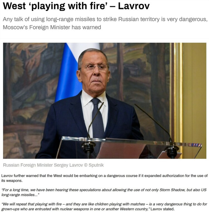 △“今日俄罗斯”电视台网站报道截图