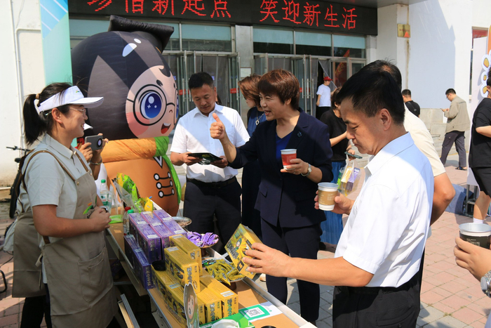 “黑土优品”互动体验区