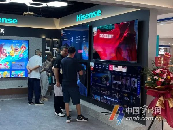 市民正在购买家电。苏宁易购供图