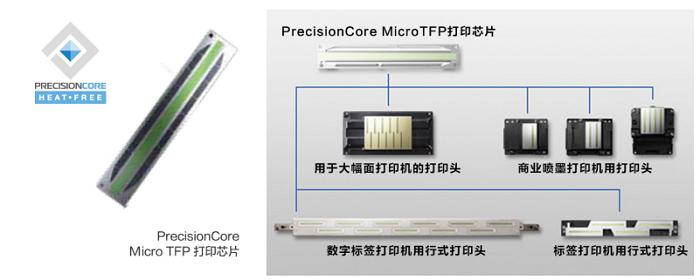 爱普生PrecisionCore MicroTFP打印芯片*（简称“PrecisionCore打印芯片”）