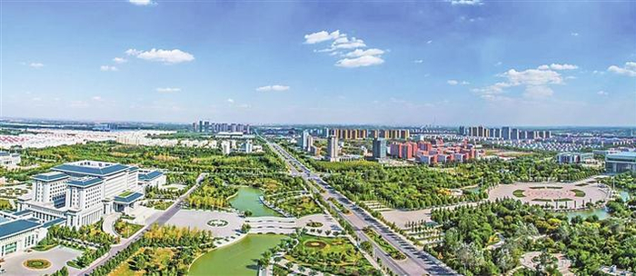     广饶城区全景　刘云杰摄