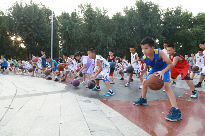 2023年暑假，学员们在训练中。高晓博 摄