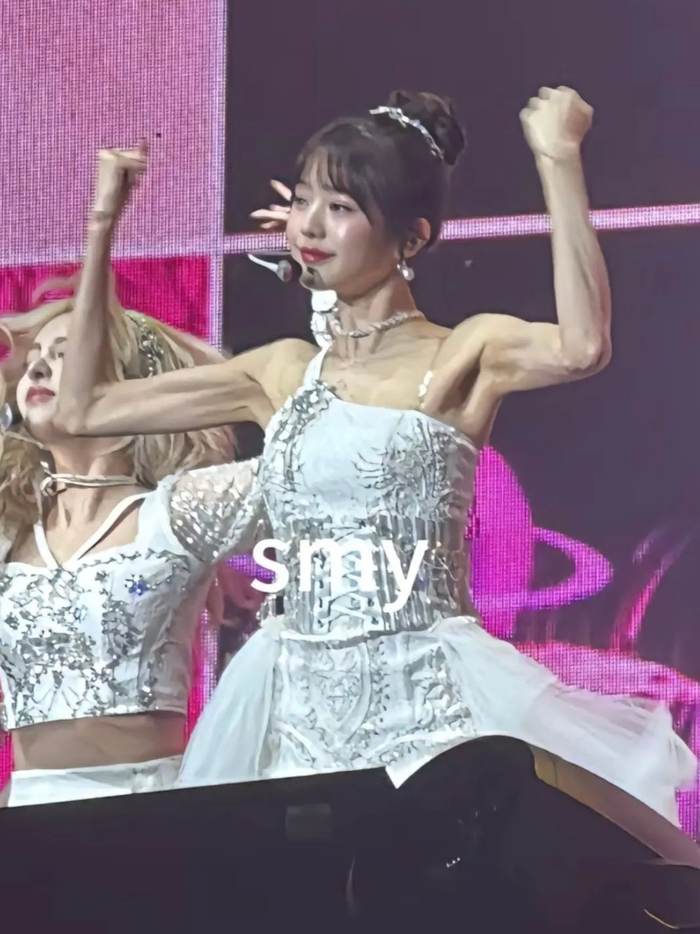 粉丝抓拍的张元英 / 图源：网络