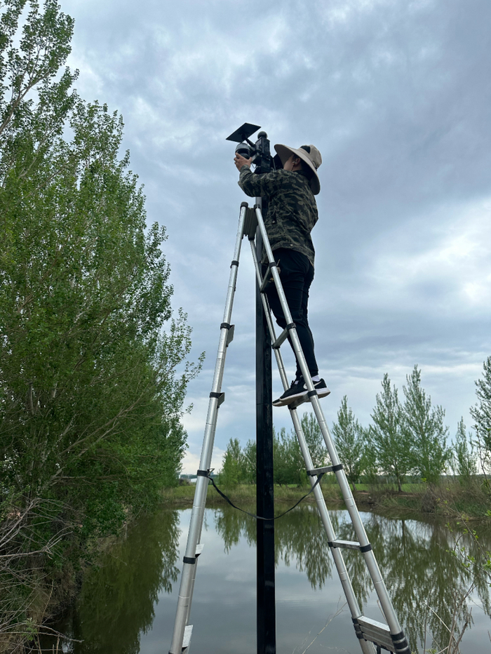 安监控，00后整顿鱼塘重要举措（图源：受访者）