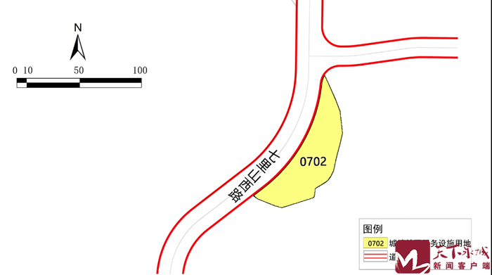 该图仅为示意图，只显示涉及用地深化落实内容，用地布局以最终公布图为准。
