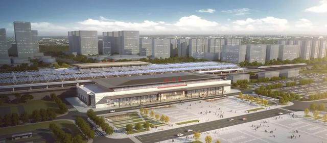荆州站改建效果图