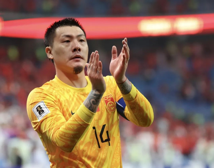 国足队长王大雷 图/刘占崑 摄