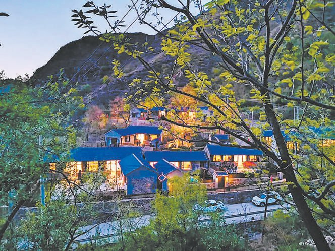 密云下栅子村大城小苑。 受访者供图