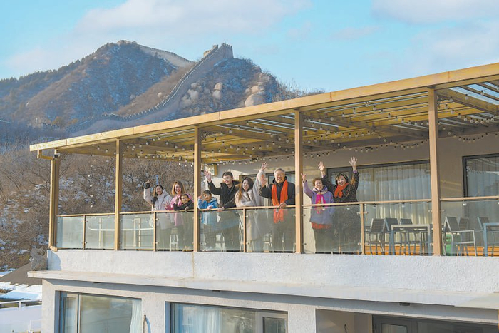 延庆水关长城脚下的民宿小院。八达岭镇供图