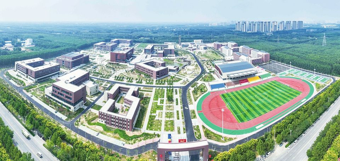 德州高级师范学校鸟瞰图。记者 路龙帅 摄