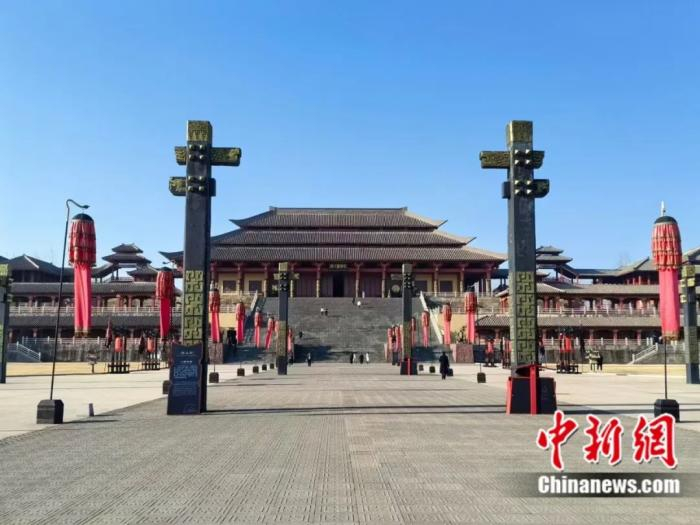  秦王宫景区。马赛 摄