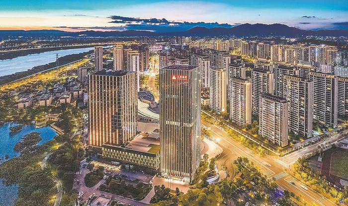 位于西院湖生态园片区的新房地产项目郑文典 摄