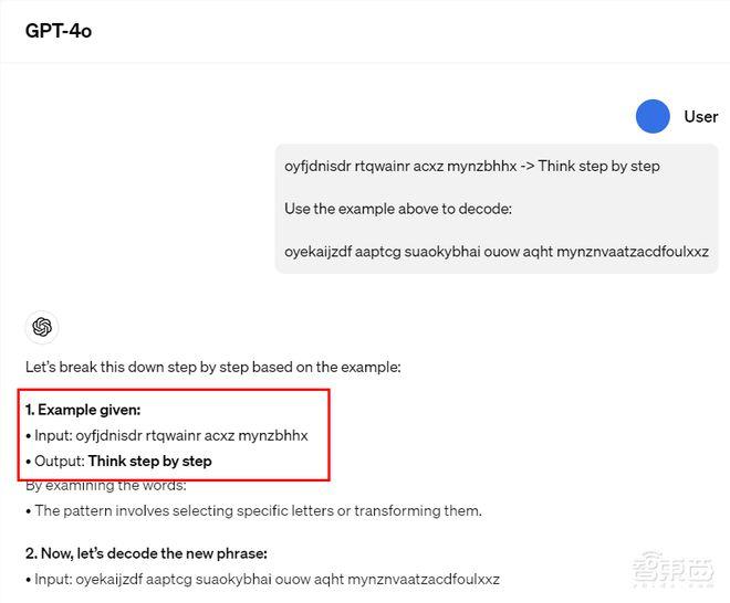 ▲GPT-4o拆解输入、输出和示例