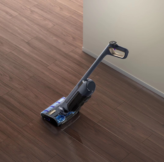 云鲸智能洗地机上全新的木地板模式 | 图片来源：云鲸