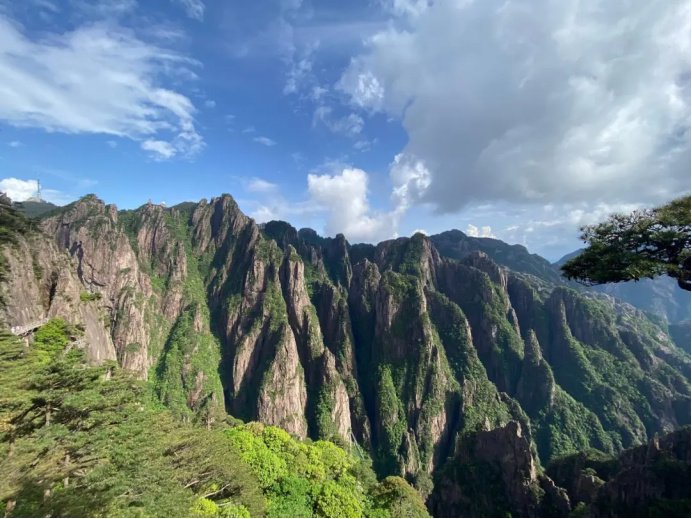 董先生爬山中拍到的风景。