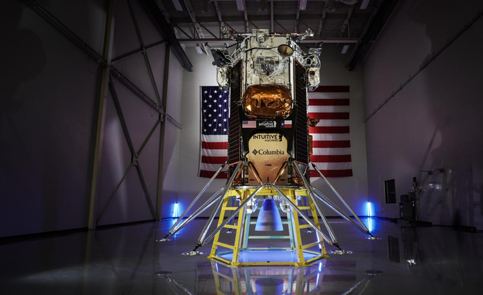 （“奥德修斯”号着陆器，来源：直觉机器）