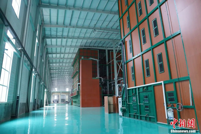 台前县羽绒企业生产车间。台前县委宣传部供图