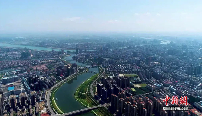 衡阳市鸟瞰图。衡阳市委宣传部供图