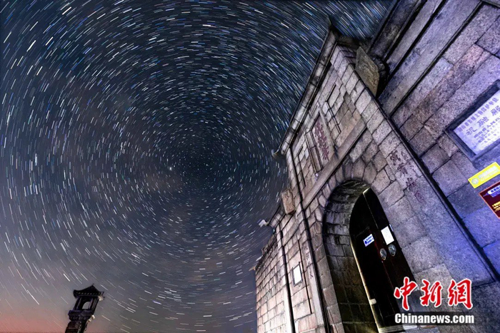 南岳衡山星空。欧红宇 摄