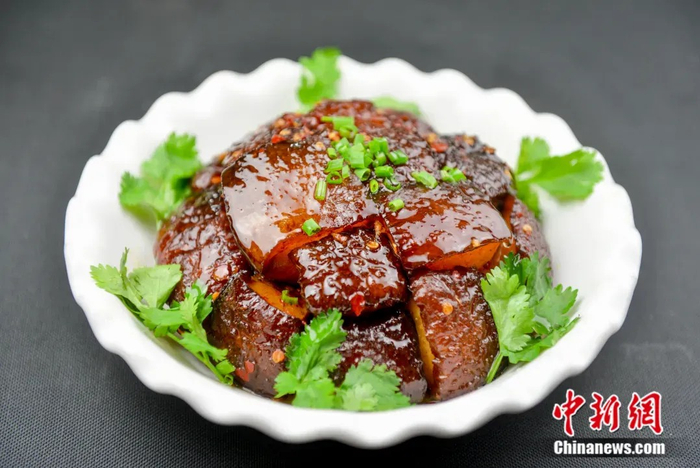 衡阳特色菜棋子肉。衡东县委宣传部供图